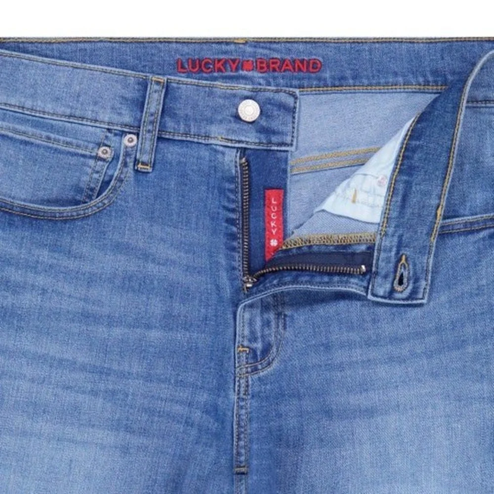 LUCKY BRAND 223 Straight Leg Jeans Mens Sz 34x29 Blue Classic Stretch Denim NWT